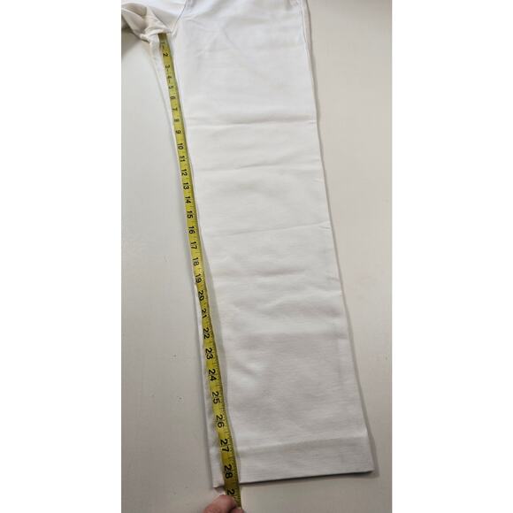 NWT J jill size 10 white career casual elastic waist pull on pants NEW teacher - Picture 6 of 6